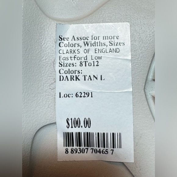 Collection by Clark Mens Eastford Low 8 - Picture 9 of 10